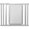imageMunchkin Vibe Baby Gate Turn Key Mounted Safety Gate for Stairs Hallways and Doors Walk Through with Door Mesh and Steel Silver Ice  29x405 Inch Pack of 1
