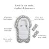 imageMunchkin XtraGuard Head Support ampamp Strap Cover for Baby Car Seats with SilverIon Technology DotsGrey