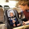 imageMunchkin XtraGuard Head Support ampamp Strap Cover for Baby Car Seats with SilverIon Technology DotsLight Grey