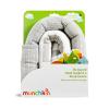 imageMunchkin XtraGuard Head Support ampamp Strap Cover for Baby Car Seats with SilverIon Technology DotsLight Grey