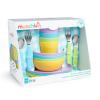 imageMunchkin 16pc Baby and Toddler Feeding Supplies Set  Includes Plates Bowls Cups and Utensils
