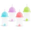 imageMunchkin Any Angle Weighted Toddler Straw Cups with Click Lock Lid 10 Ounce 2 Pack PinkPurpleBlueGreenPinkPurple