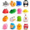 imageMunchkin Baby Bath Toy Squirts for Babies and Toddlers 9 Months and Up Farm and Ocean Animal Squirters 16 PackOcean  Farm