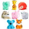 imageMunchkin Baby Bath Toy Squirts for Babies and Toddlers 9 Months and Up Wild Animal Squirters 8 Pack8 Piece Set