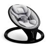 imageMunchkin Baby Swing Portable and Lightweight Bluetooth Enabled Electric Infant Rocker with Natural Sway in 5 Ranges of Motion Newborn Nursery Essentials BlackGreySwing