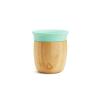 imageMunchkin Bambou 5oz Open Training Cup for Babies and Toddlers NonToxic Bamboo and FoodGrade Silicone