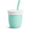 imageMunchkin Cest Silicone Open Training Cup with Straw for Babies and Toddlers 6 Months 4 Ounce MintMint