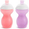 imageMunchkin Click Lock Bite Proof Sippy Cup 9 Ounce 2 Pack BluePurplePinkPurple