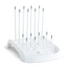 imageMunchkin Fold Baby Bottle Drying Rack and Bristle Bottle Brush Cleaning Essentials Set WhiteGrey1 Count Pack of 1