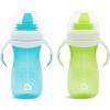 imageMunchkin Gentle Transition Sippy Cup with Trainer Handles 10 Ounce Purple and PinkBlueGreen