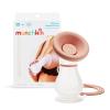 imageMunchkin Manual Breast Pump for Breastmilk Food Grade Silicone BPA Free 4 Ounce  Portable Breastfeeding Essential for Expressing Milk at Home Work and On The Go ClearPinkBreast Pump