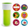 imageMunchkin Miracle 360 Insulated Sippy Cup Includes Stickers to Customize Cup 9 Ounce GreenGreen