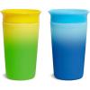imageMunchkin Miracle 360 Sippy Cup for Toddlers Color Changes with Cold Drinks 9 Ounce 2 Pack PinkYellowBlueYellow