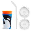 imageMunchkin Miracle 360 WildLove Sippy Cup 9 Ounce Orca and 3pc Sipper and Straw Lid
