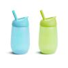 imageMunchkin Simple Clean Toddler Sippy Cup with Easy Clean Straw 10 Ounce 2 Pack BlueGreen2 Count Pack of 1