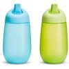 imageMunchkin Simple Clean Toddler Sippy Cups Spill Proof 10 Ounce BluePinkBlueGreen