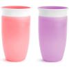 imageMunchkin Sippy Cups for Toddlers 13 Spill Proof Miracle 360 Cup 10 Ounce 2 Pack GreenBluePinkPurple