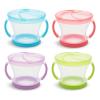 imageMunchkin Snack Catcher Toddler Snack Cups 4 Pack BlueGreenPinkPurple
