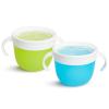 imageMunchkin Snack Catcher Toddler Snack Cups No Spil 2 Pack Containers PinkPurpleBlueGreen