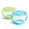 imageMunchkin Snack Catcher Toddler Snack Cups No Spill 2 Pack PinkPurpleBlueGreen