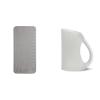 imageMunchkin Soft Spot Baby Bath Mat for Tub and Rinse Shampoo Rinser Cup Grey
