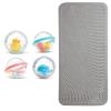 imageMunchkin Soft Spot Cushioned Bath Mat for Kids Grey ampamp  Float ampamp Play Bubbles Baby and Toddler Bath Toy 4 Count