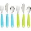 imageMunchkin Splash Toddler Fork Knife and Spoon Utensil Set 6 Pack PinkPurple6 Piece Set