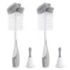 imageMunchkin Sponge Bottle Brush 2 Pack GreenBottle Brush  Grey