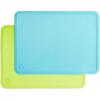 imageMunchkin Spotless Silicone Placemats for Kids 2 Pack BlueGreen2 Count Pack of 1
