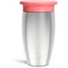 imageMunchkin Stainless Steel Sippy Cups for Toddlers 13 Spill Proof Miracle 360 Cup Insulated 10 Ounce GreenPink