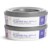 imageMunchkin UV Diaper Pail Refill Rings Holds up to 544 Newborn Diapers 2 Pack272 Count Pack of 2