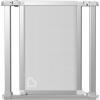 imageMunchkin Vibe Baby Gate Turn Key Mounted Safety Gate for Stairs Hallways and Doors Walk Through with Door Mesh and Steel Silver Ice  29x405 Inch Pack of 1