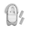 imageMunchkin XtraGuard Head Support ampamp Strap Cover for Baby Car Seats with SilverIon Technology DotsLight Grey