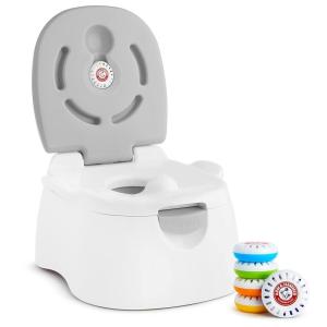 imageMunchkin Arm ampamp Hammer MultiStage 3in1 Potty Seat Potty Chair Trainer Ring and Step Stool Grey and Nursery Fresheners 5 Pack