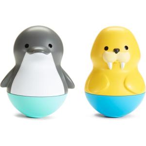 imageMunchkin Bath Bobbers Mold Free Baby and Toddler Bath Toy 6 Months Polar BearPenguin2 Pack