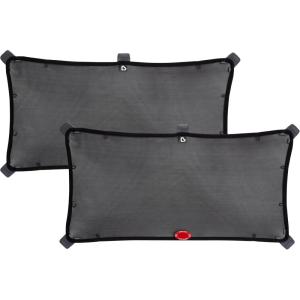imageMunchkin Brica Magnetic Stretch to Fit Sun Shade Black 1 Pack18x34 Inch Pack of 2