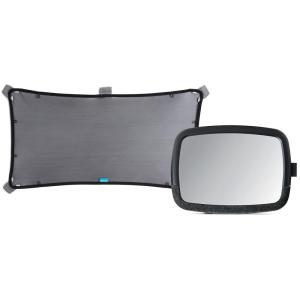 imageMunchkin Brica Magnetic Stretch to Fit Sun Shade and 360 Pivot Baby inSight WideAngle Adjustable Car Mirror