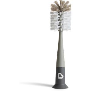 imageMunchkin Bristle Bottle Brush Modern Design 2 Pack GreyGray