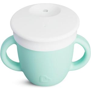 imageMunchkin Cest Silicone Training Sippy Cup with Lid for Babies and Toddlers 6 oz CoralMint