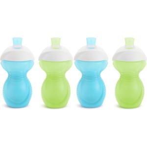 imageMunchkin Click Lock Bite Proof Sippy Cup 9 Ounce 2 Pack BluePurpleSky BlueGreen
