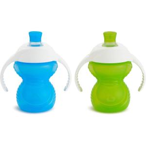 imageMunchkin Click Lock Bite Proof Trainer Cup 7 Ounce 2 Pack BluePurpleBlueGreen