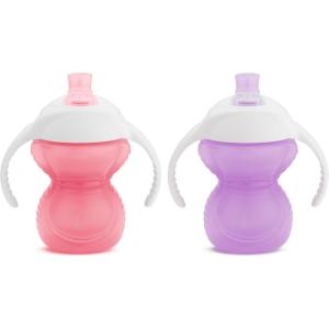 imageMunchkin Click Lock Bite Proof Trainer Cup 7 Ounce 2 Pack BluePurplePinkPurple