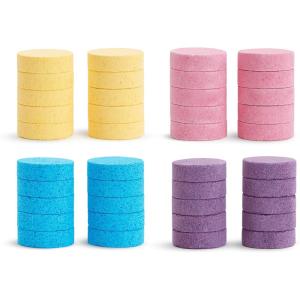 imageMunchkin Color Buddies Moisturizing Bath Water Color Tablets ampamp 2 Toy Dispensers 20 Tablets40 Count Pack of 1