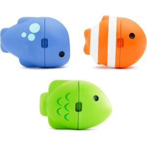imageMunchkin ColorMix Fish Fun Bath Toy for Baby and Toddler Changes Color in Water3 Count Pack of 1