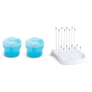 imageMunchkin Formula Dispenser BPA Free 3 9oz Sections BlueBlue