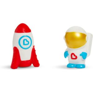 imageMunchkin Galaxy Buddies Water Safe Light Up Baby and Toddler Bath Toy Astronaut ampamp Rocket ShipSmall