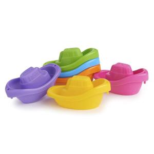 imageMunchkin Little Boat Train Bath Toy Fun for Babies and Toddlers 6 Piece Set6 Count Pack of 1
