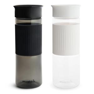 imageMunchkin Miracle 360 Cup Parent Pack 24 Ounce Spill Proof Sippy Cups Black and White 2 Pack  Great for Toddlers Big Kids or AdultsBlackWhite