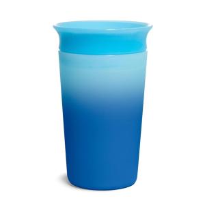imageMunchkin Miracle 360 Sippy Cup for Toddlers Color Changes with Cold Drinks 9 Ounce PinkBlue
