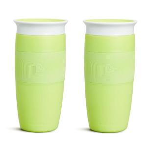 imageMunchkin Miracle 360 Toddler Sippy Cup Spill Proof 14 Ounce Green Pack of 2